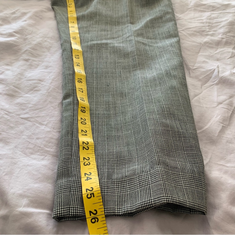Pendleton Gray Checkered Virgin Wool High Waist P… - image 9